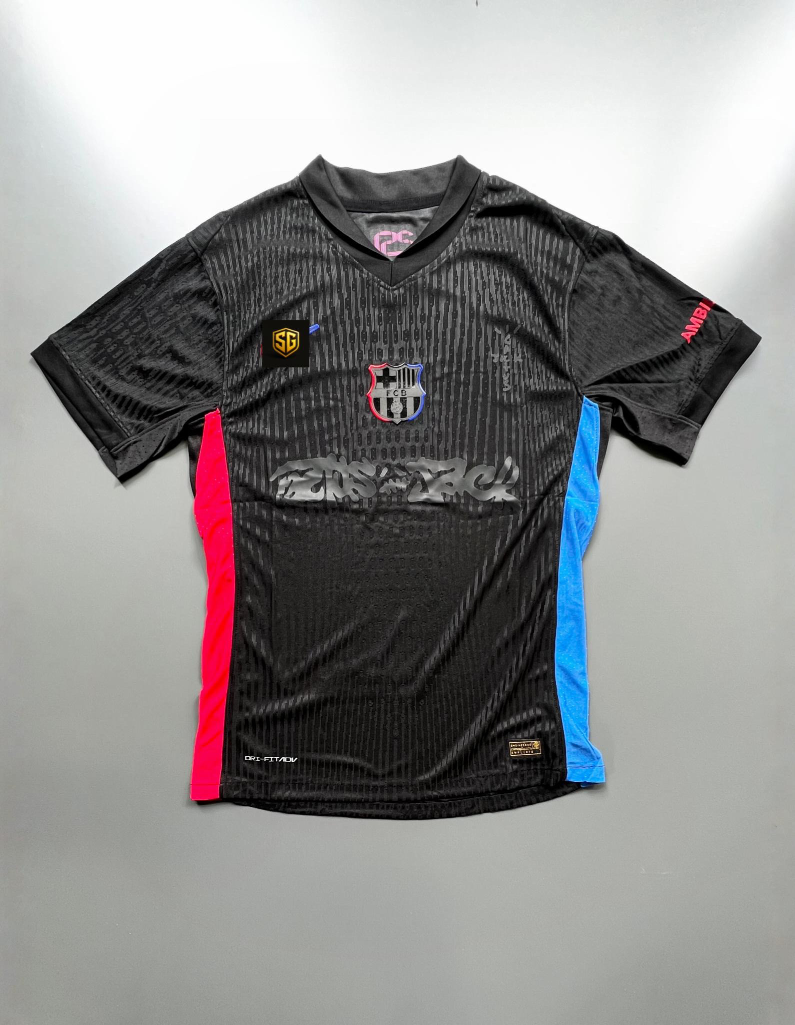 Barcelona away player version black
