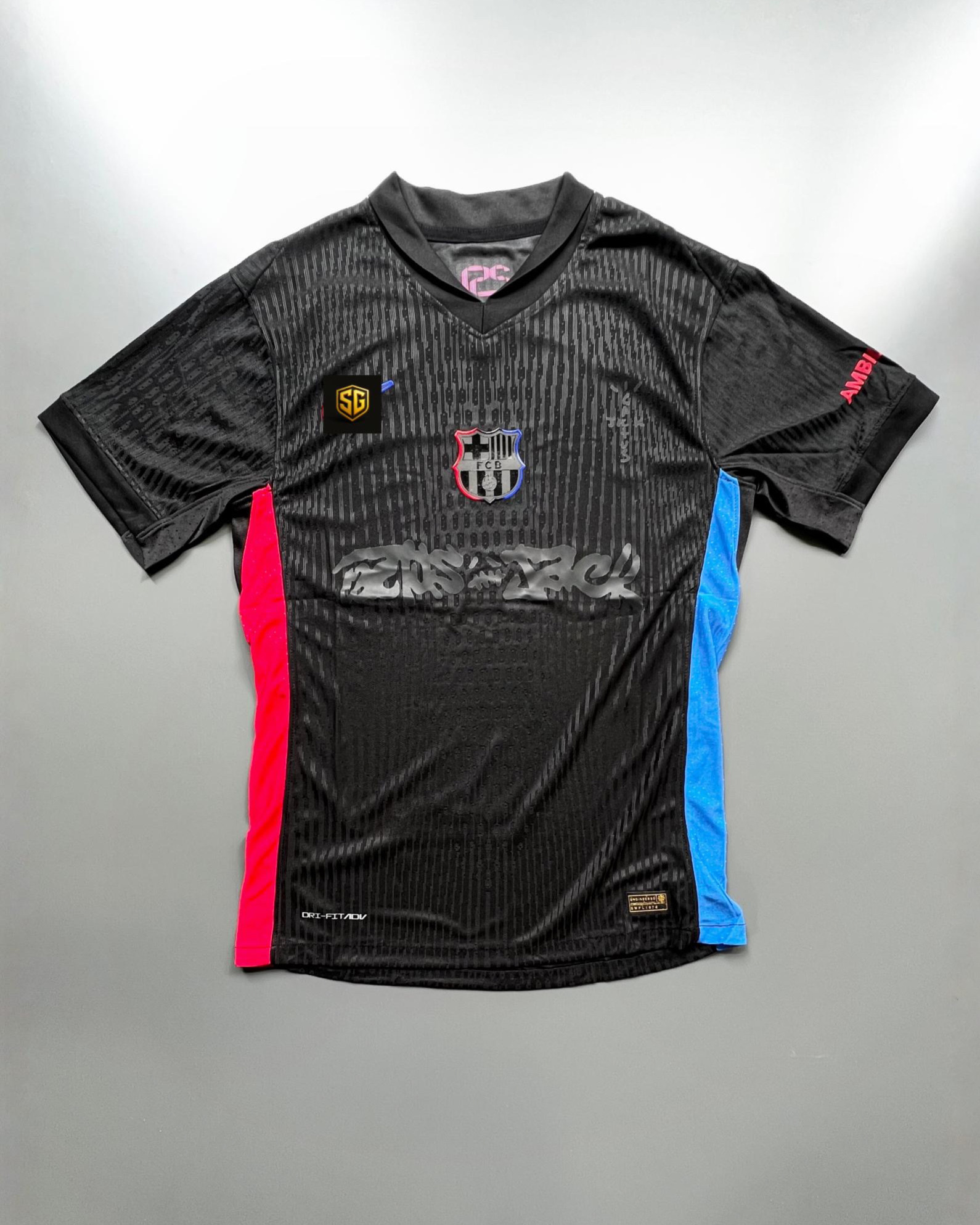 Barcelona away player version black
