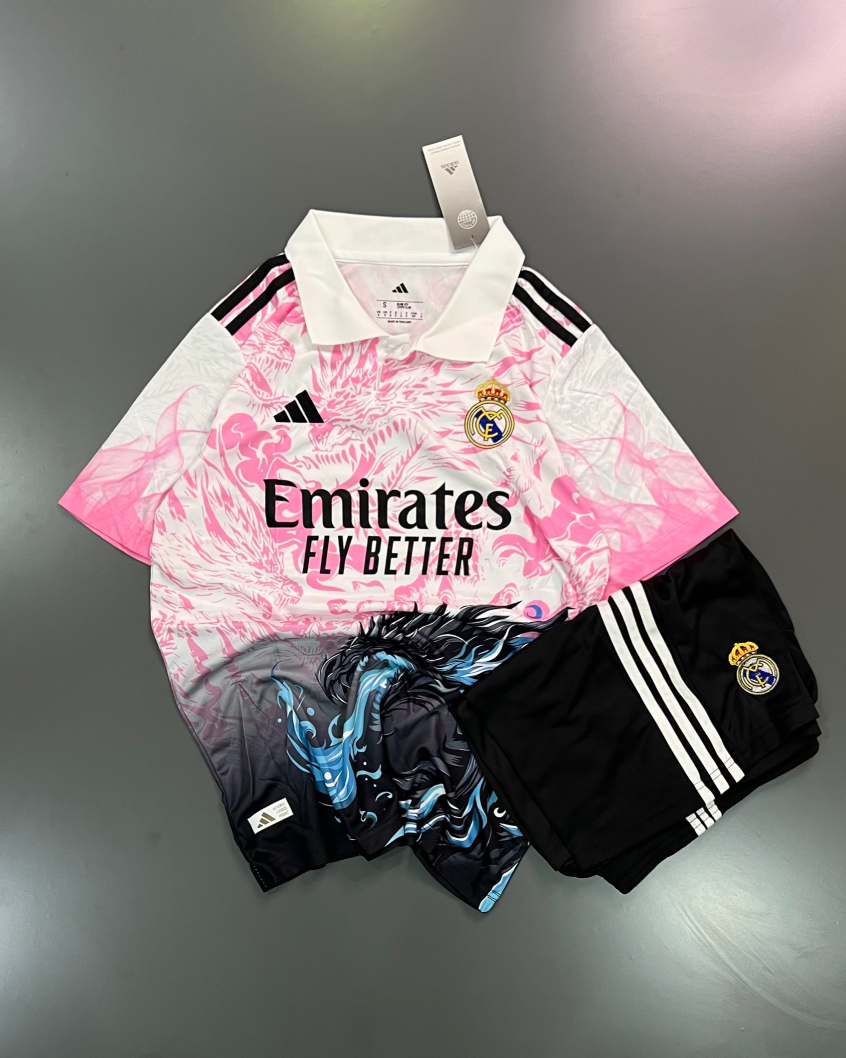 Real Madrid pink dragon fan version 