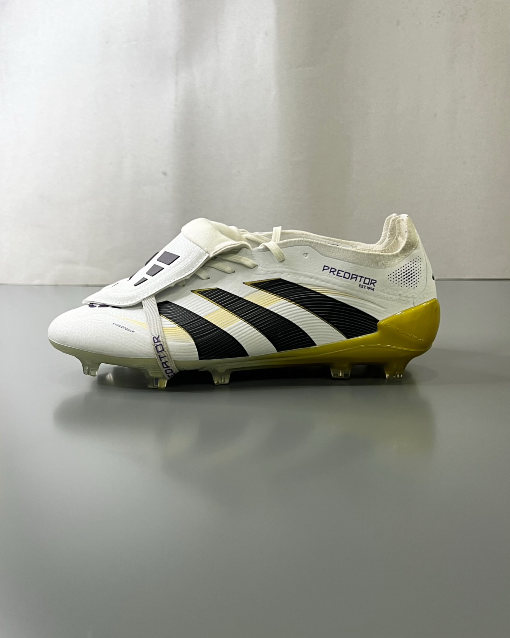 Adidas football cleats white tongue